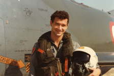 soon after landing an Aermacchi G91 T jet